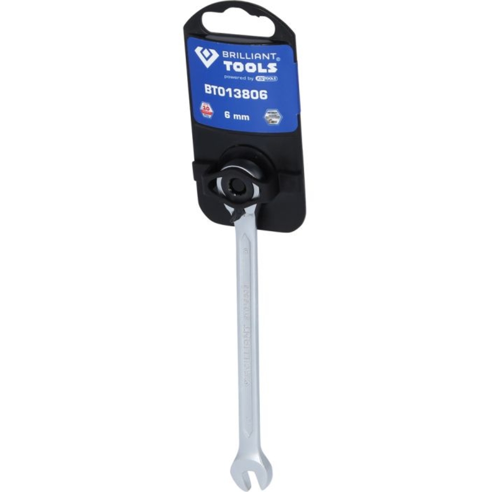 Clé mixte à cliquet réversible 6mm BRILLIANT TOOLS - KS TOOLS - BT013806