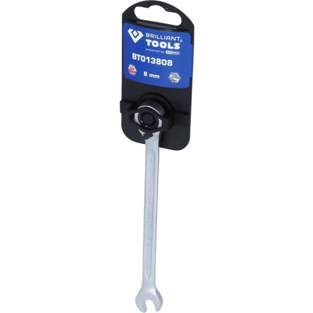 Clé mixte à cliquet réversible 8mm BRILLIANT TOOLS - KS TOOLS - BT013808