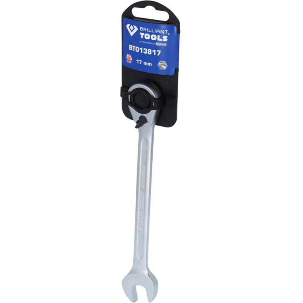 Clé mixte à cliquet réversible 17mm BRILLIANT TOOLS - KS TOOLS - BT013817