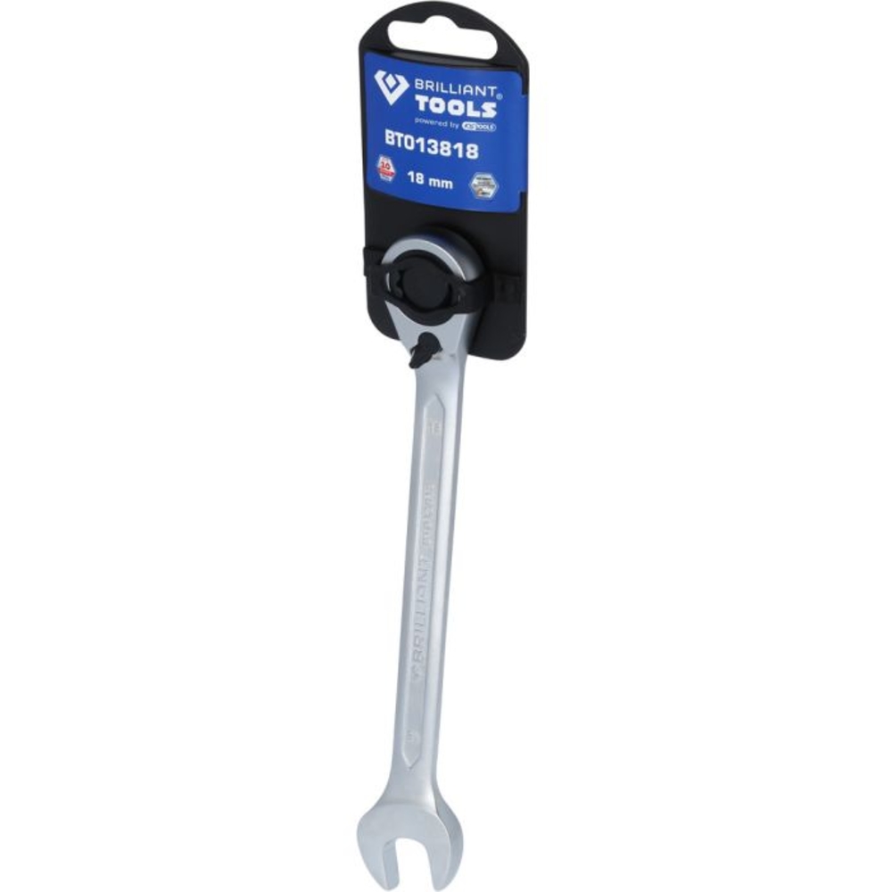 Clé mixte à cliquet réversible 18mm BRILLIANT TOOLS - KS TOOLS - BT013818