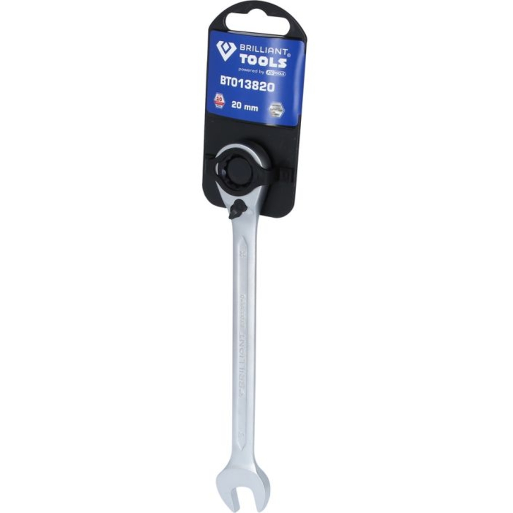 Clé mixte à cliquet réversible 20mm BRILLIANT TOOLS - KS TOOLS - BT013820