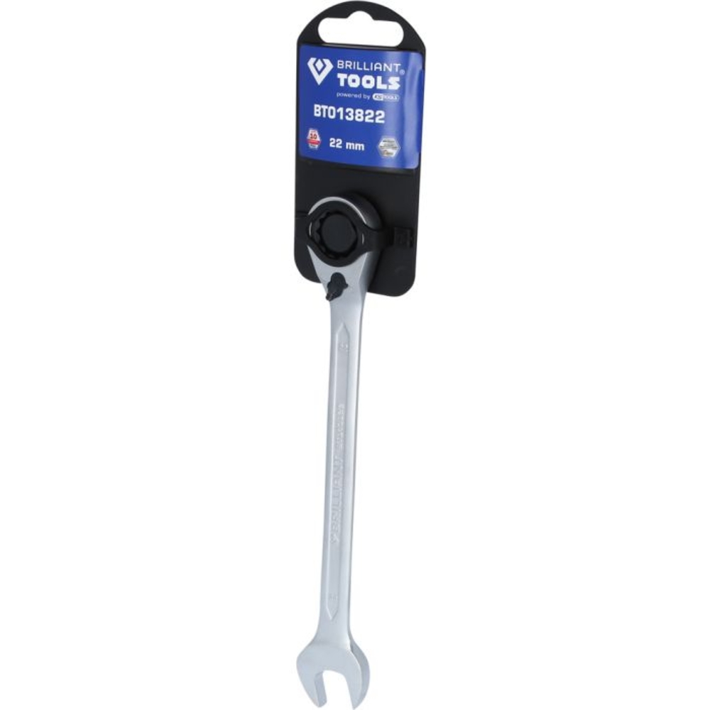 Clé mixte à cliquet réversible 22mm BRILLIANT TOOLS - KS TOOLS - BT013822