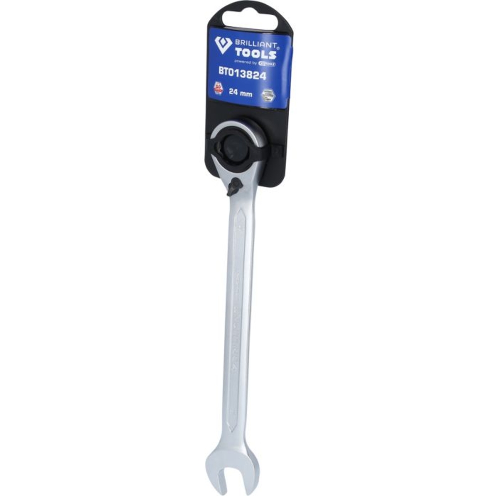 Clé mixte à cliquet réversible 24mm BRILLIANT TOOLS - KS TOOLS - BT013824