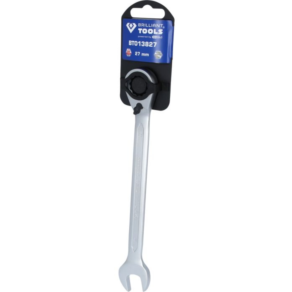 Clé mixte à cliquet réversible 27mm BRILLIANT TOOLS - KS TOOLS - BT013827