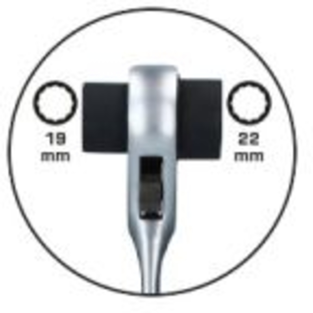 Clé d'échaffaudage 19x22mm BRILLIANT TOOLS - KS TOOLS - BT016001