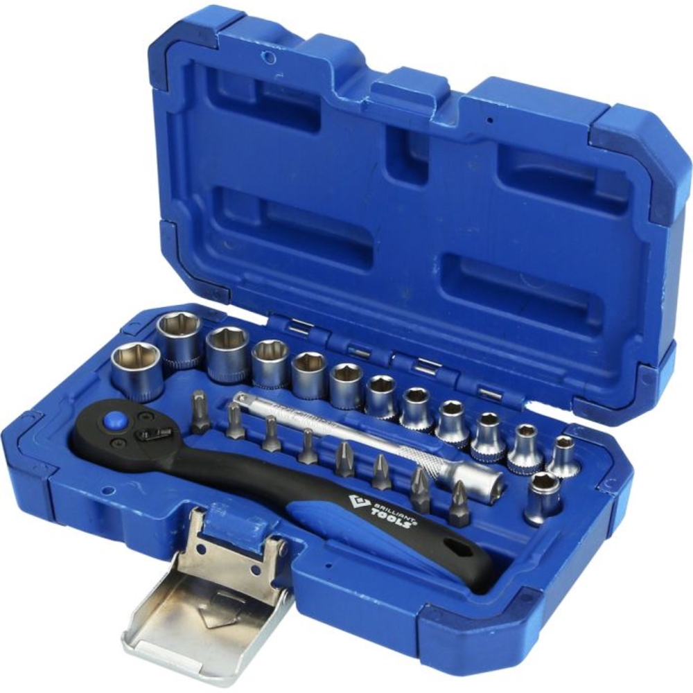 Coffret de douilles et cliquets 1/4