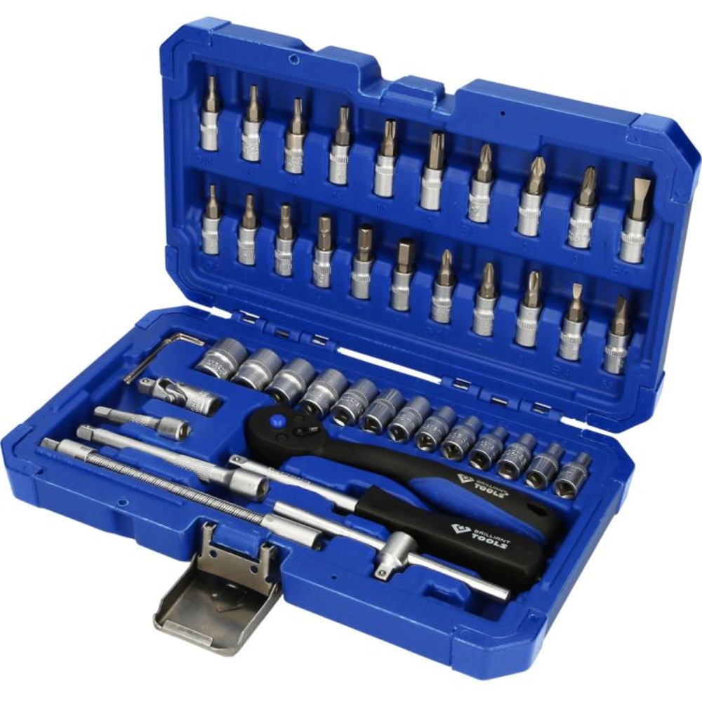 Coffret de douilles et cliquets 1/4