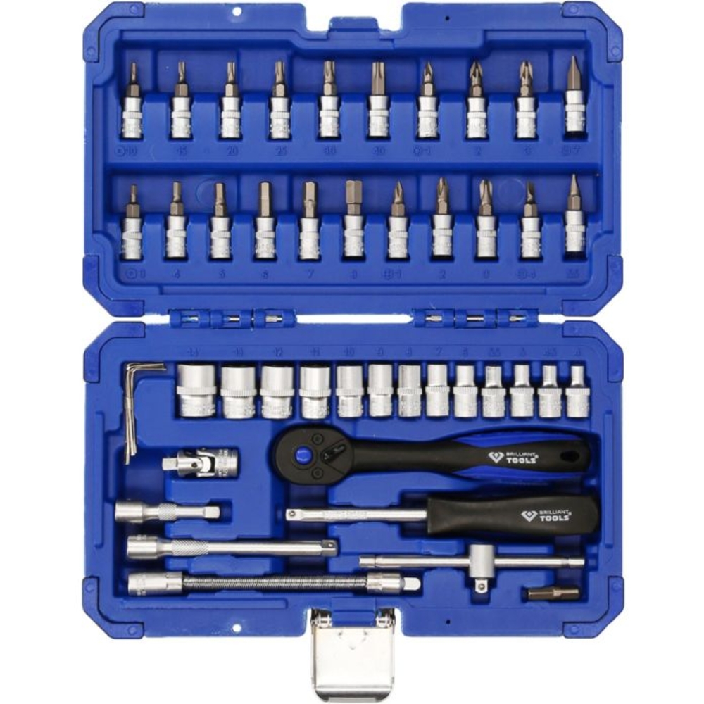 Coffret de douilles et cliquets 1/4