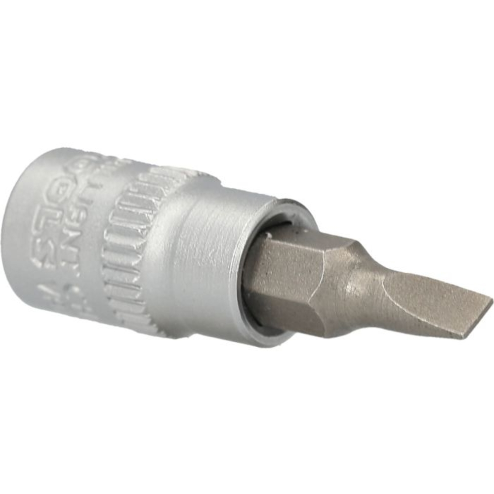 Douille tournevis plat 1/4