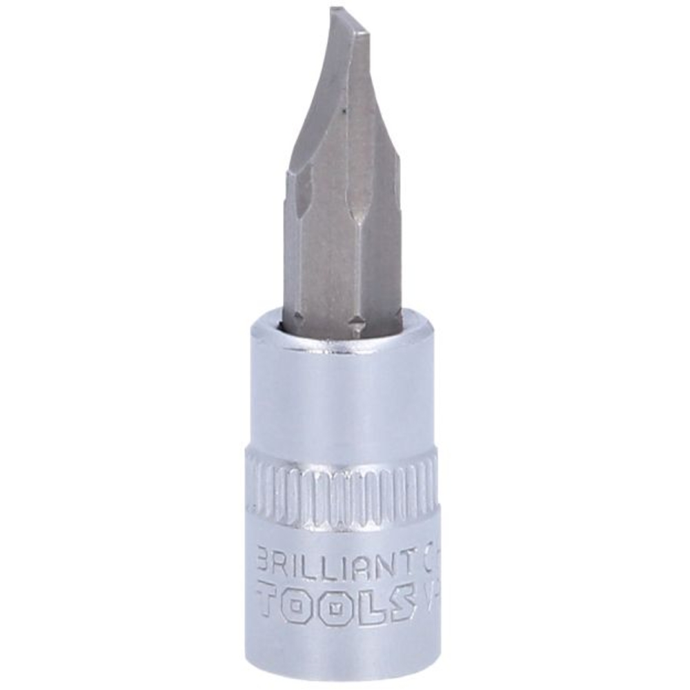 Douille tournevis plat 1/4