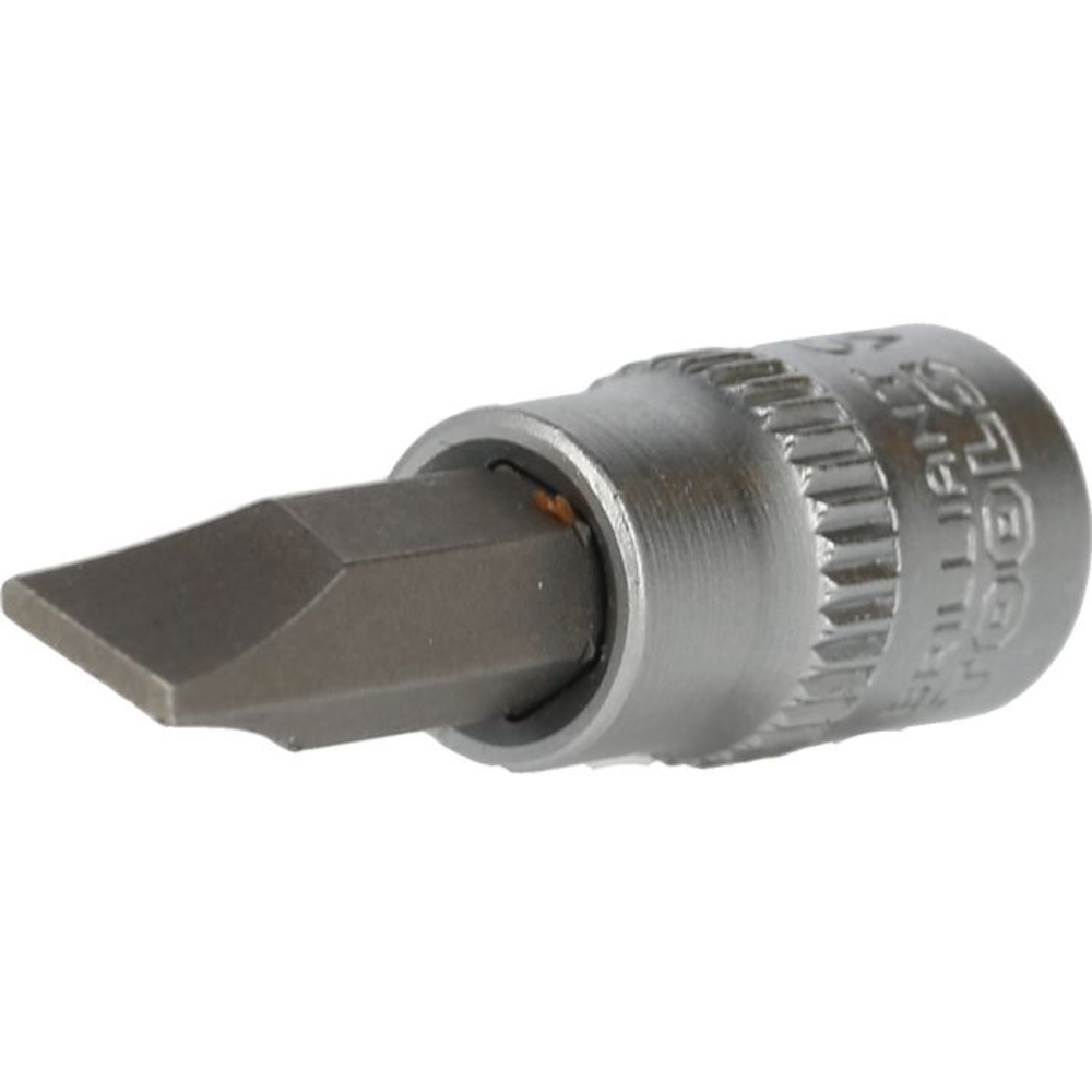 Douille tournevis plat 1/4