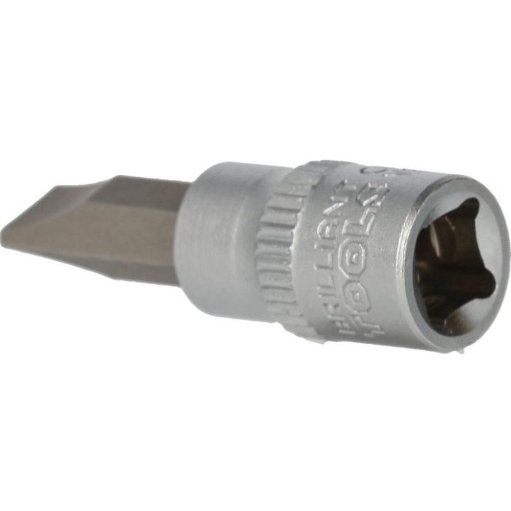 Douille tournevis plat 1/4