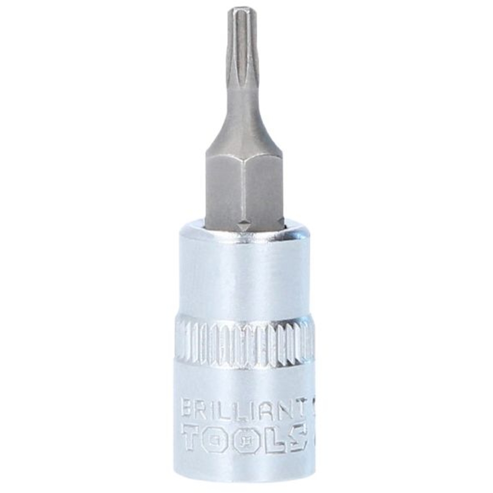 Douille tournevis TORX percé 1/4