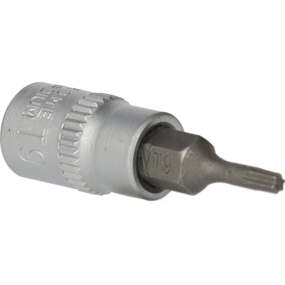 Douille tournevis TORX percé 1/4