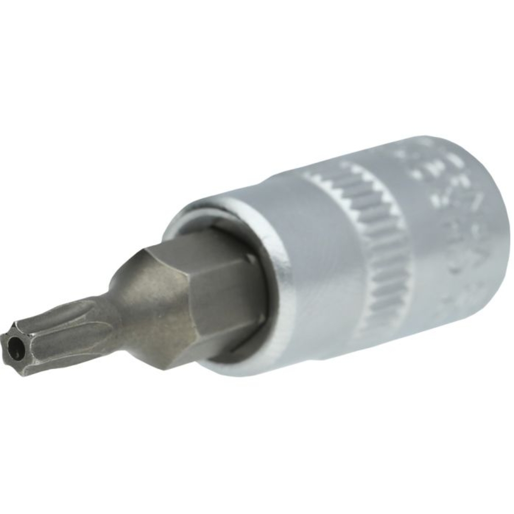 Douille tournevis TORX percé 1/4