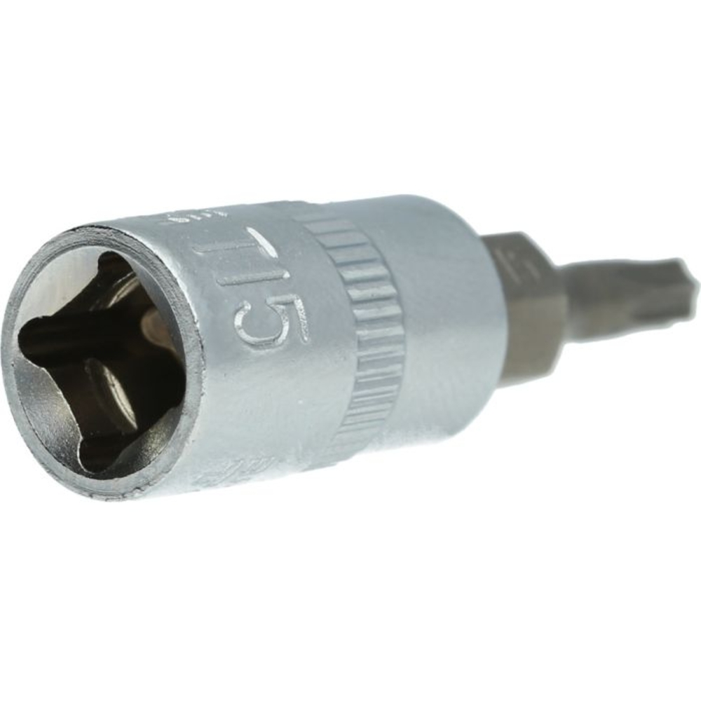 Douille tournevis TORX percé 1/4