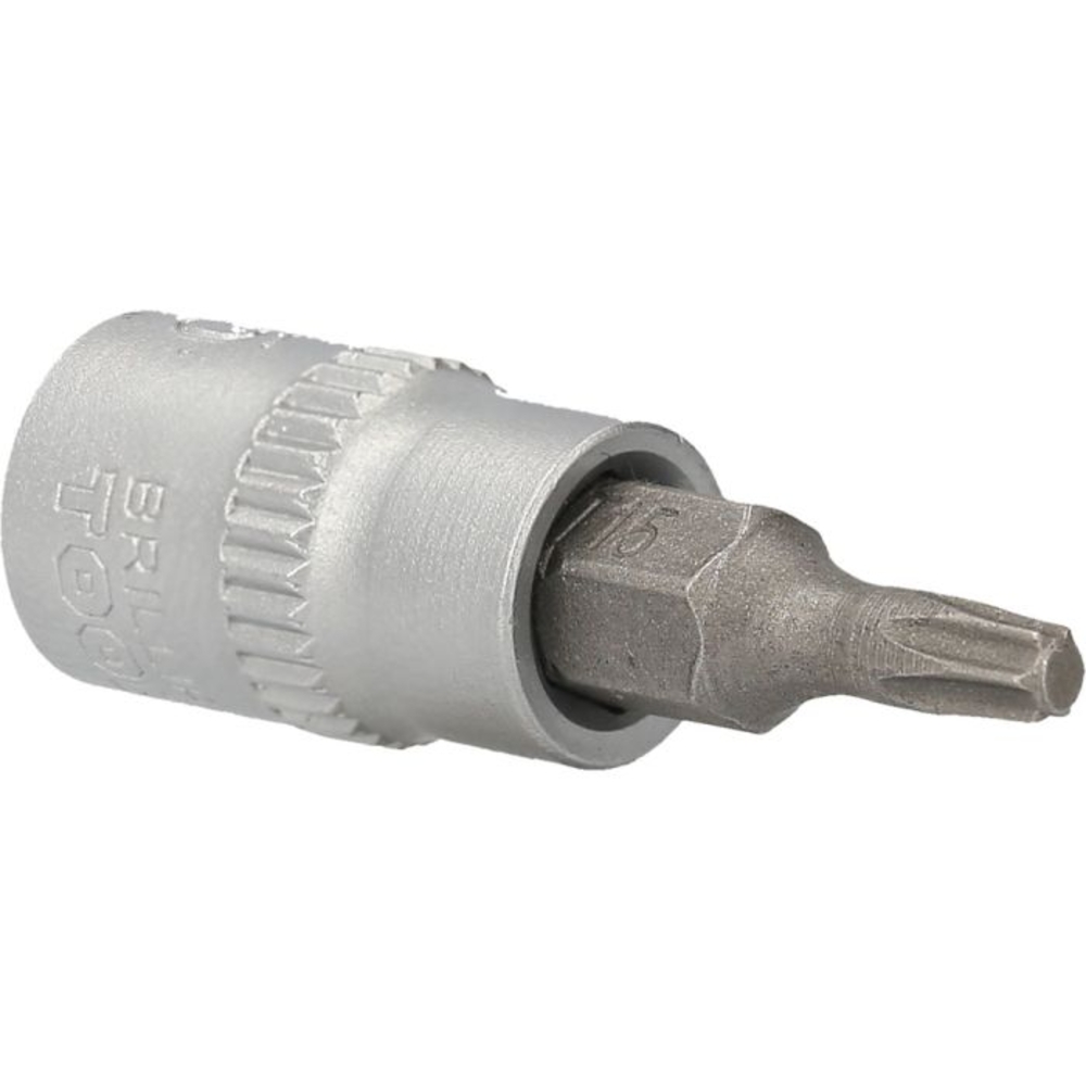 Douille tournevis TORX percé 1/4
