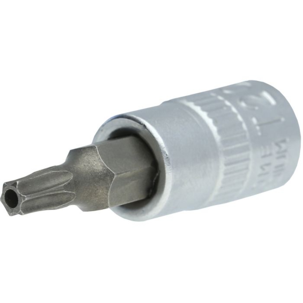 Douille tournevis TORX percé 1/4