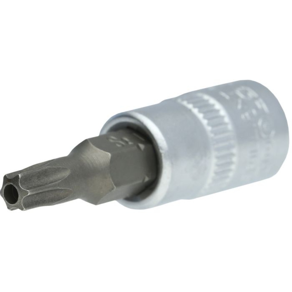 Douille tournevis TORX percé 1/4