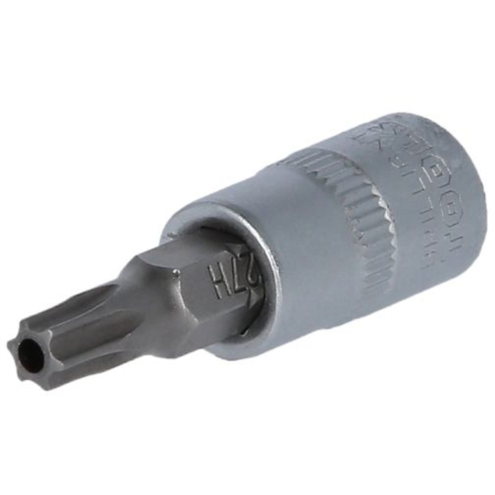 Douille tournevis TORX percé 1/4