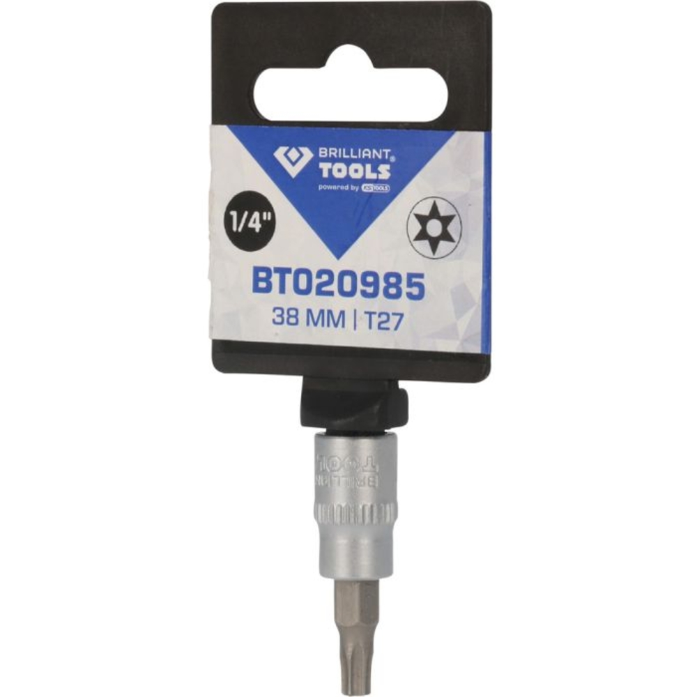 Douille tournevis TORX percé 1/4