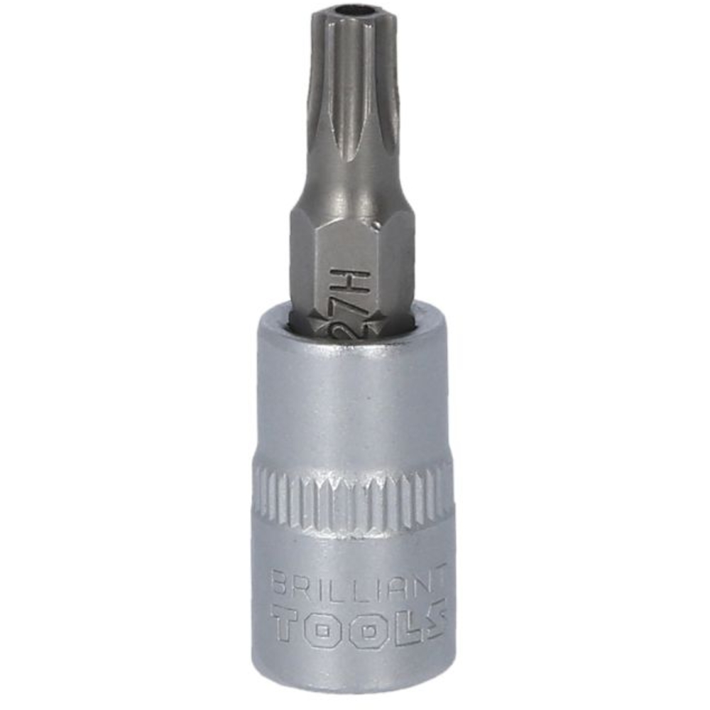 Douille tournevis TORX percé 1/4