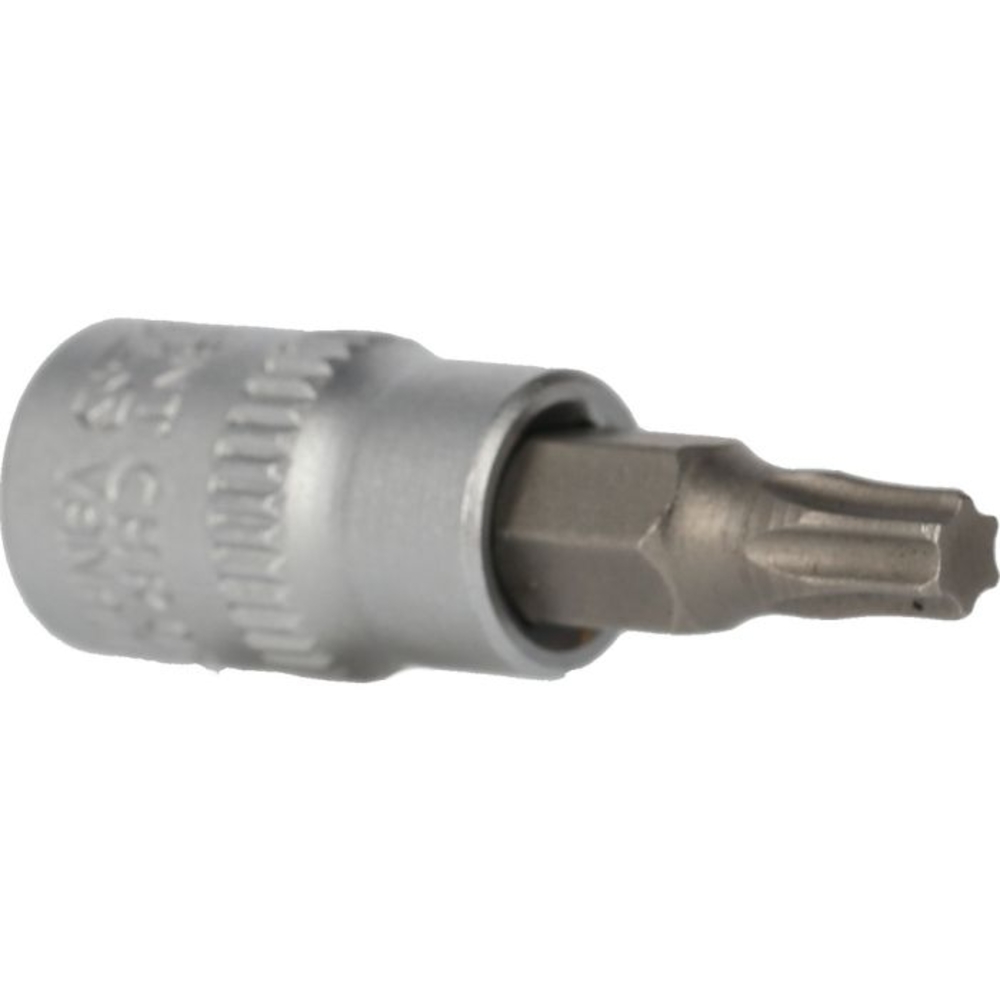 Douille tournevis TORX percé 1/4