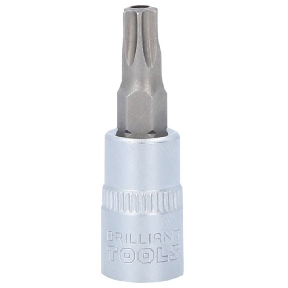 Douille tournevis TORX percé 1/4