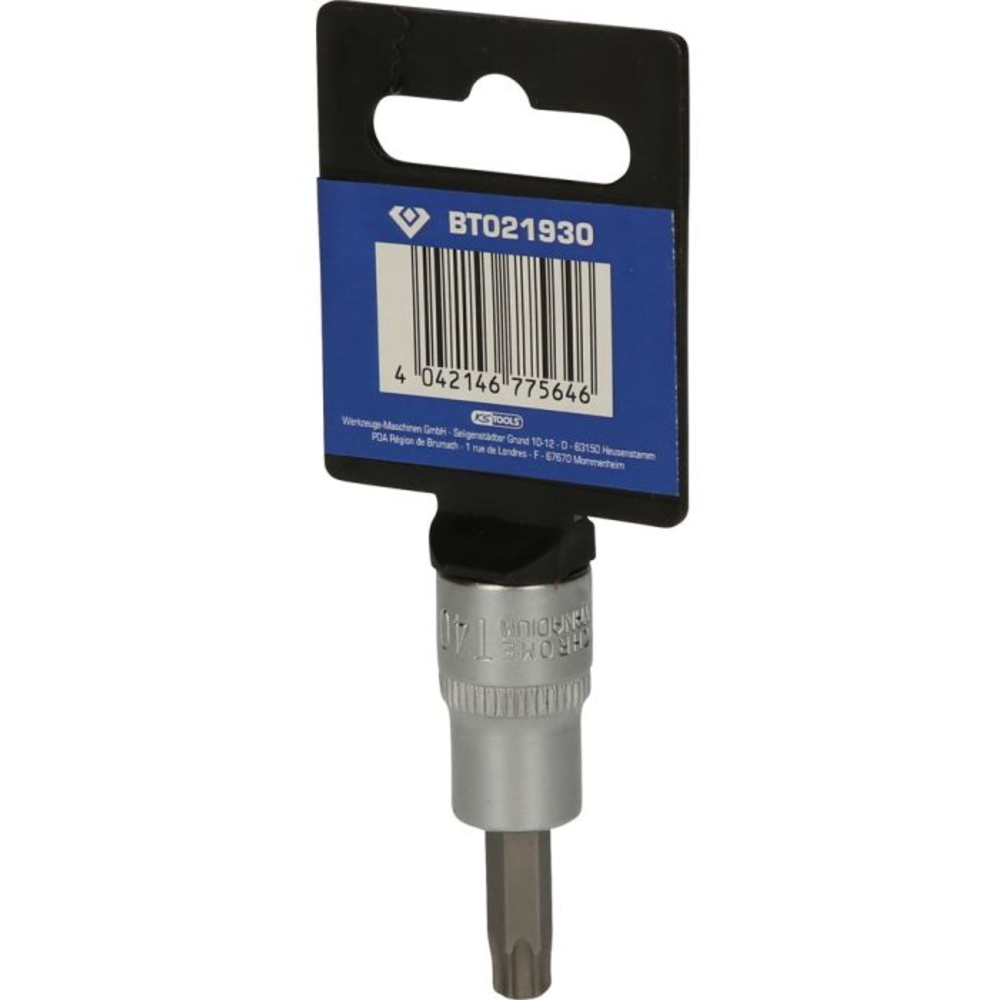 Douille tournevis TORX percé 3/8