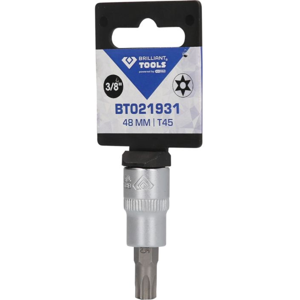 Douille tournevis TORX percé 3/8