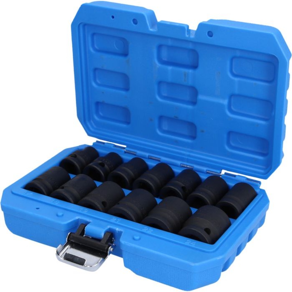 Jeu de douilles à chocs courtes 1/2