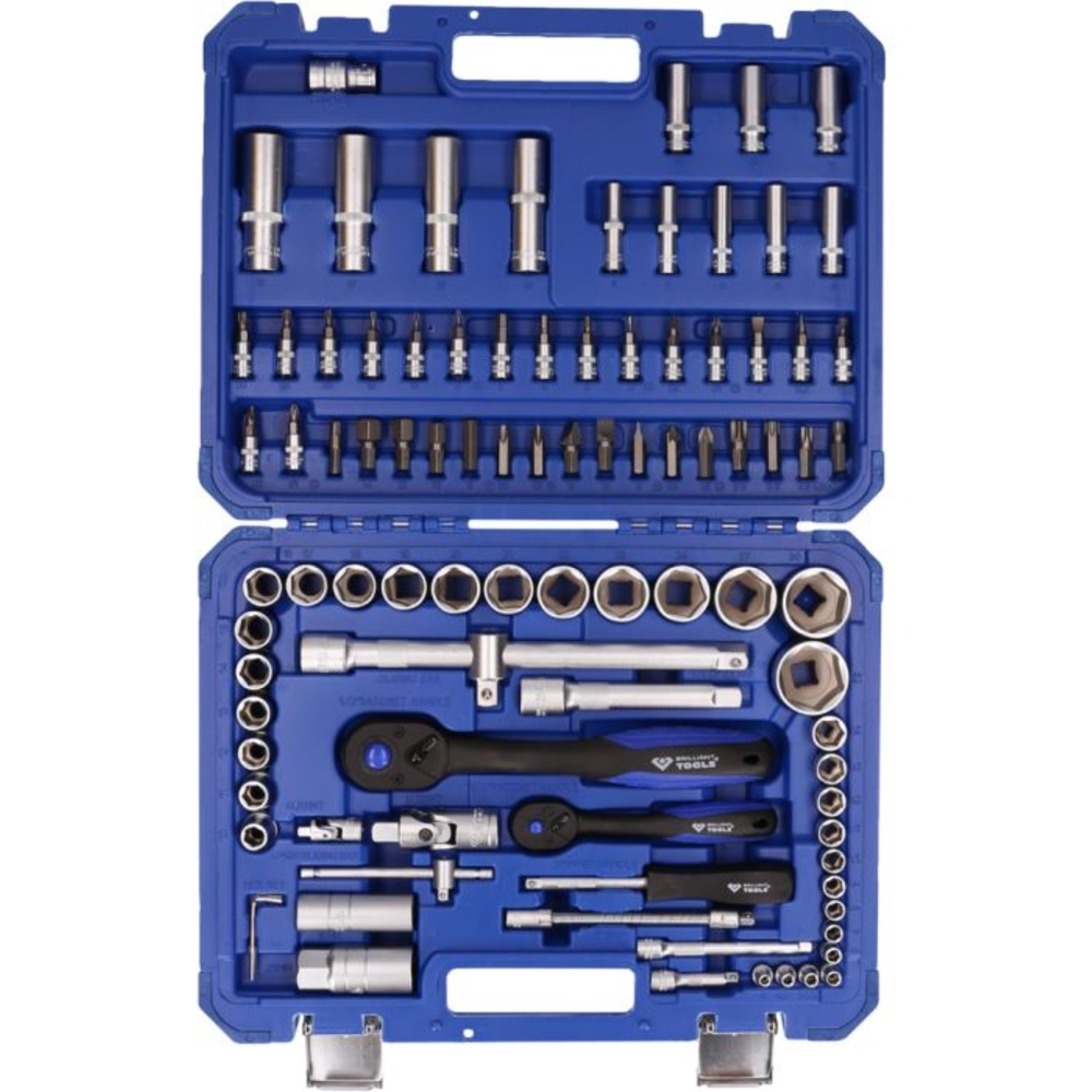 Coffret de douilles et cliquets 94 pcs BRILLIANT TOOLS - KS TOOLS - BT023094