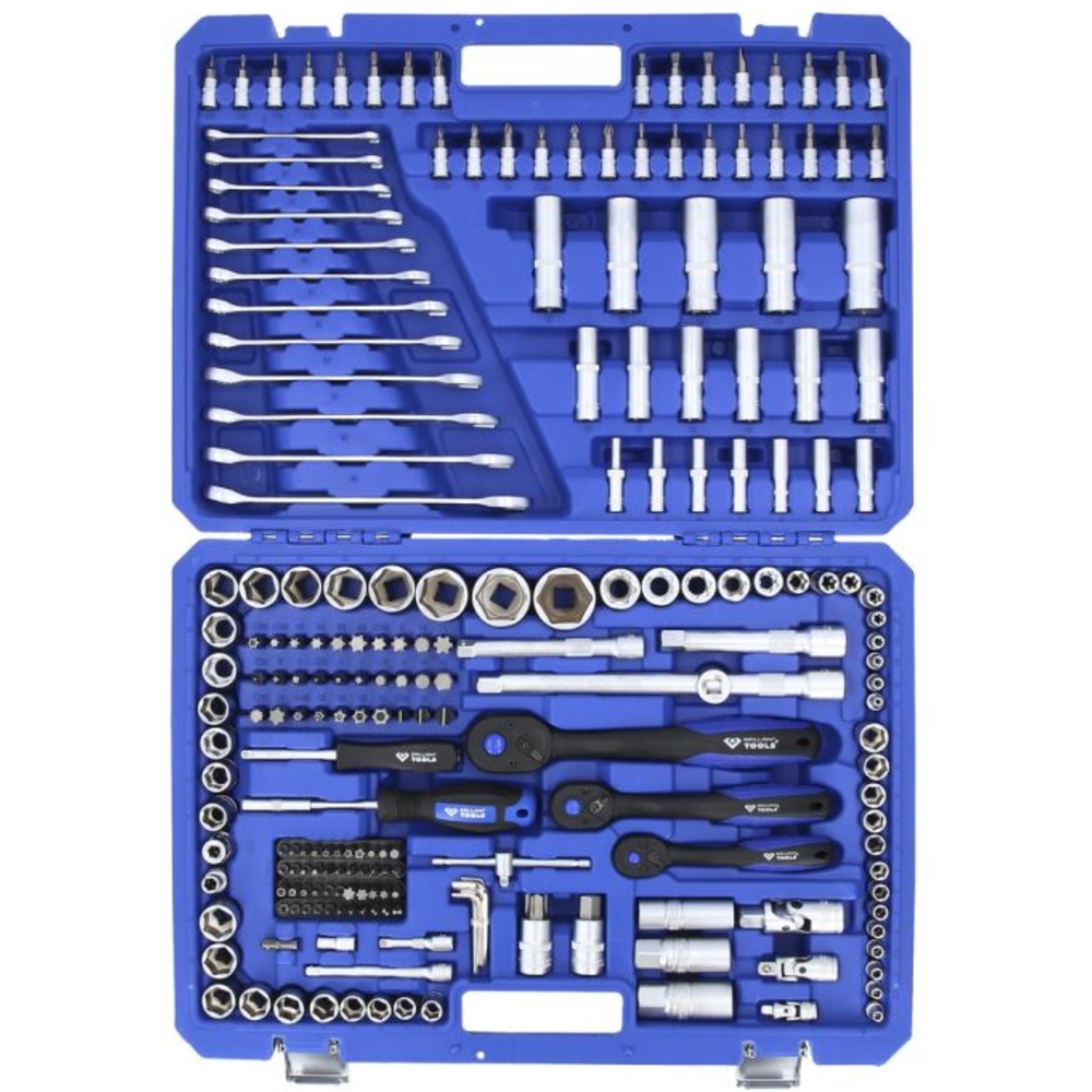 Coffret de douilles cliquets et clés mixtes 206 pcs BRILLIANT TOOLS - KS TOOLS - BT023216