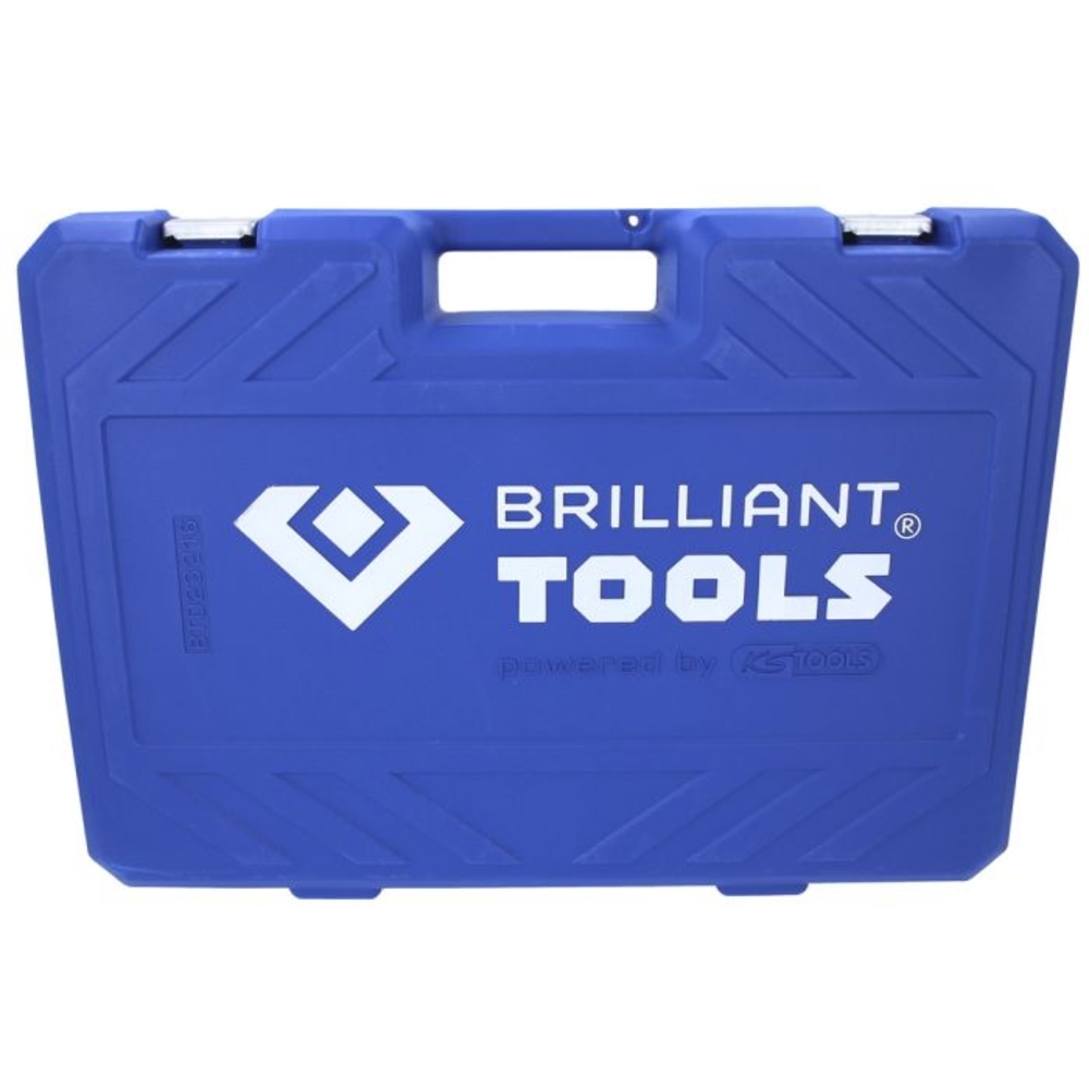 Coffret de douilles cliquets et clés mixtes 206 pcs BRILLIANT TOOLS - KS TOOLS - BT023216
