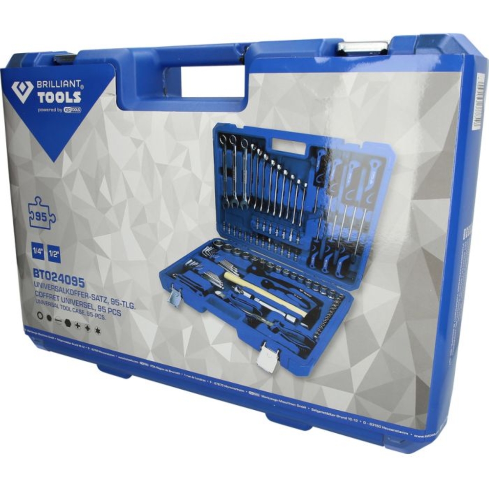 Coffret d'outils généralistes 95 pcs BRILLIANT TOOLS - KS TOOLS - BT024095