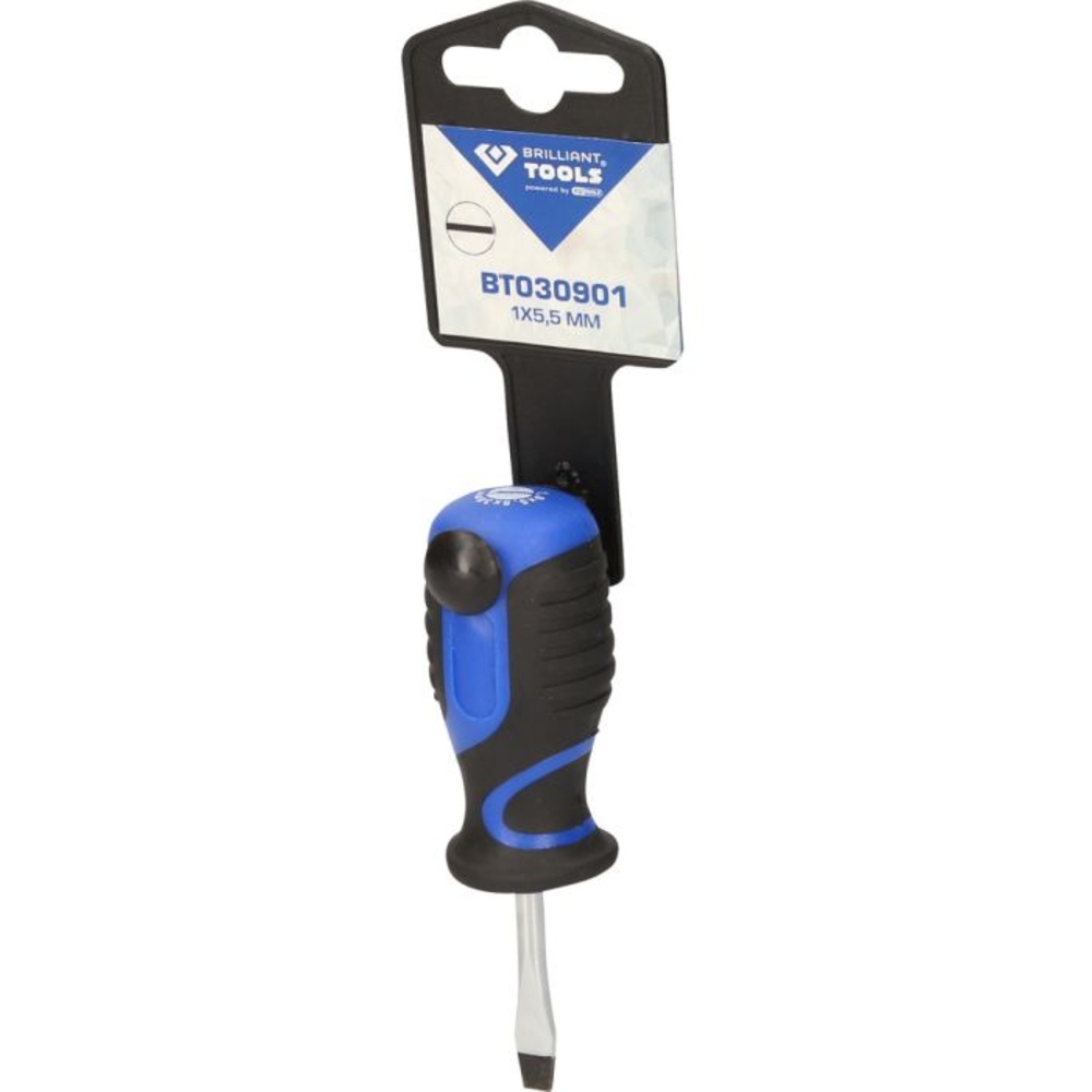 Tournevis Fente 1x5,5mm - L38mm BRILLIANT TOOLS - KS TOOLS - BT030901