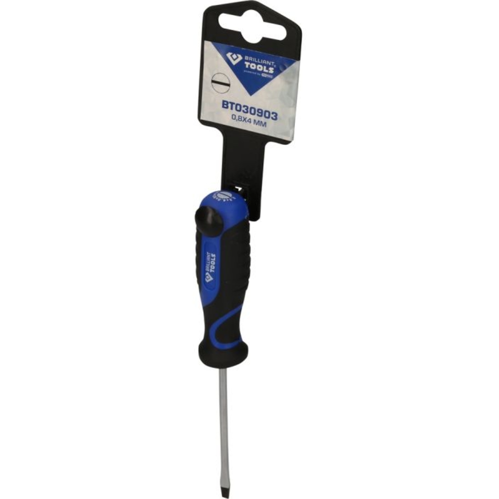 Tournevis Fente 0,8x4mm L80mm BRILLIANT TOOLS - KS TOOLS - BT030903
