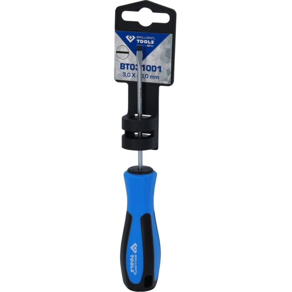 Tournevis Fente 3mm - L80mm BRILLIANT TOOLS - KS TOOLS - BT031001