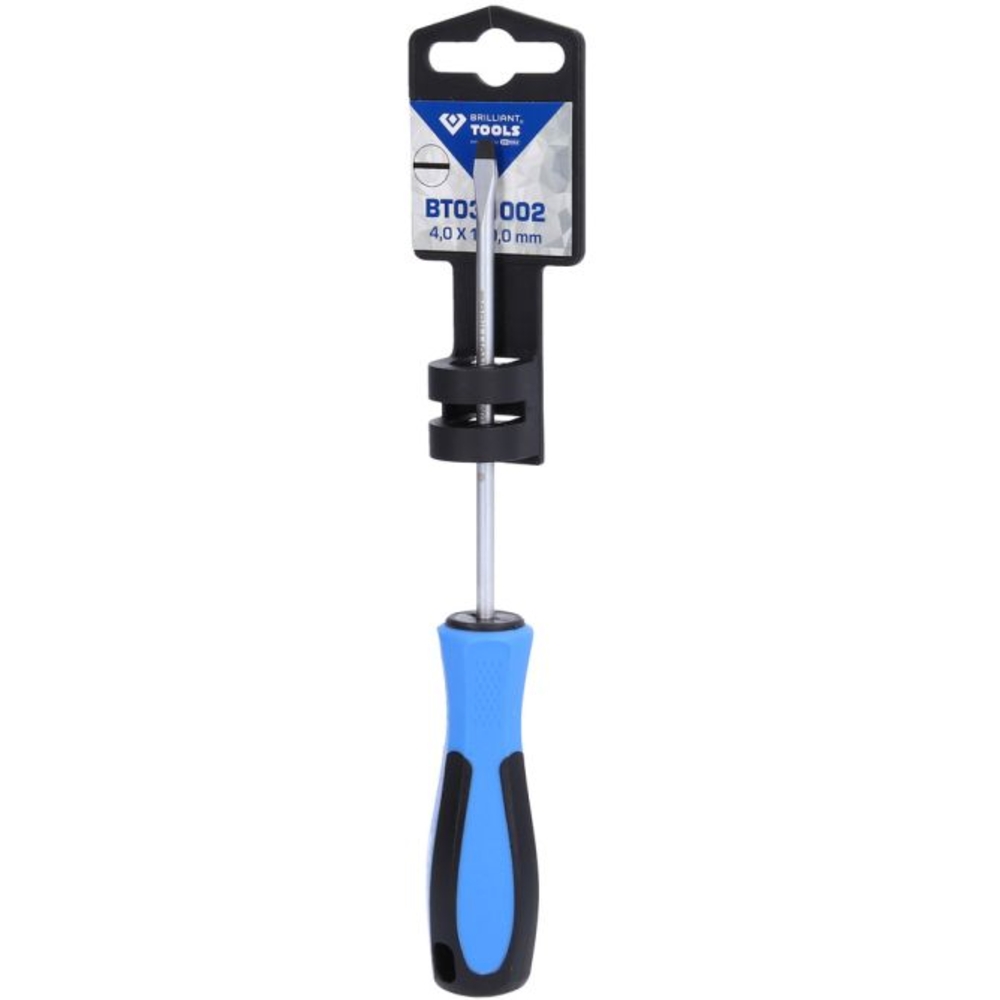 Tournevis Fente 4mm - L100mm BRILLIANT TOOLS - KS TOOLS - BT031002