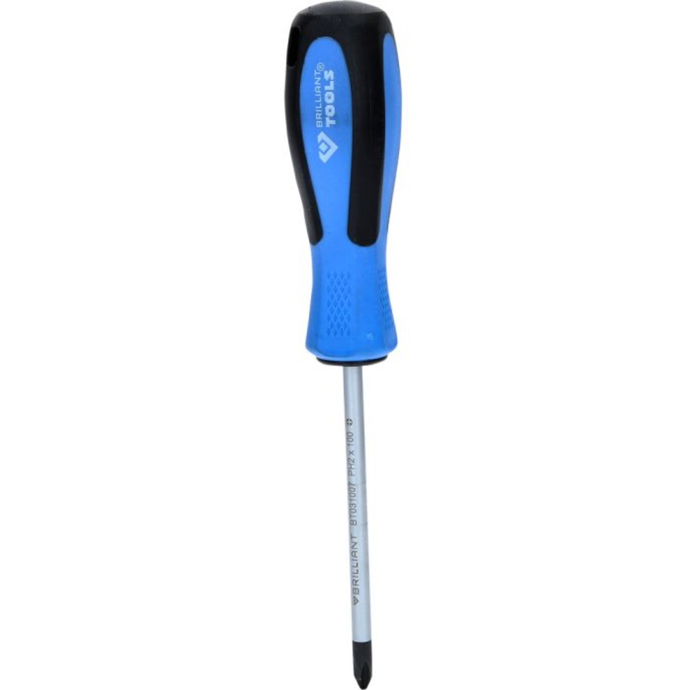 Tournevis PHILLIPs PH2 - L100mm BRILLIANT TOOLS - KS TOOLS - BT031007