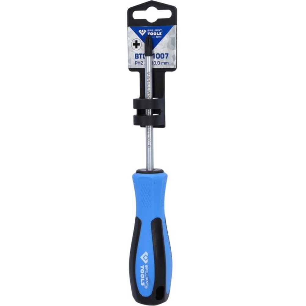 Tournevis PHILLIPs PH2 - L100mm BRILLIANT TOOLS - KS TOOLS - BT031007