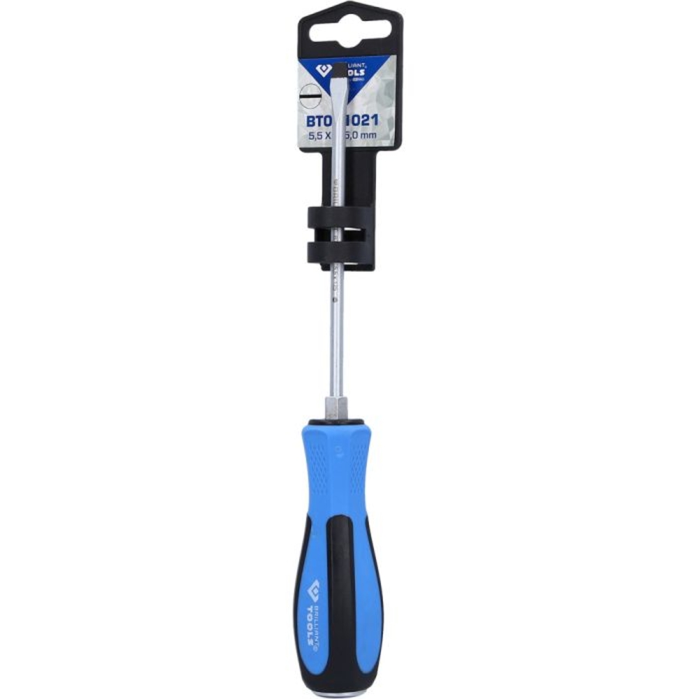 Tournevis à lame traversante Fente 5,5mm L125mm BRILLIANT TOOLS - KS TOOLS - BT031021
