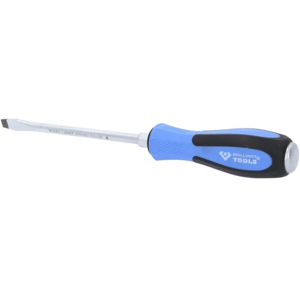 Tournevis à lame traversante Fente 8mm L150mm BRILLIANT TOOLS - KS TOOLS - BT031022