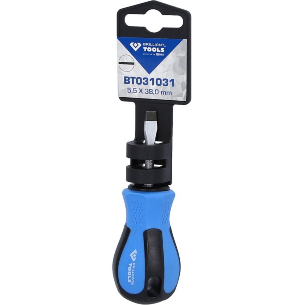 Tournevis Fente 5,5mm L38mm BRILLIANT TOOLS - KS TOOLS - BT031031