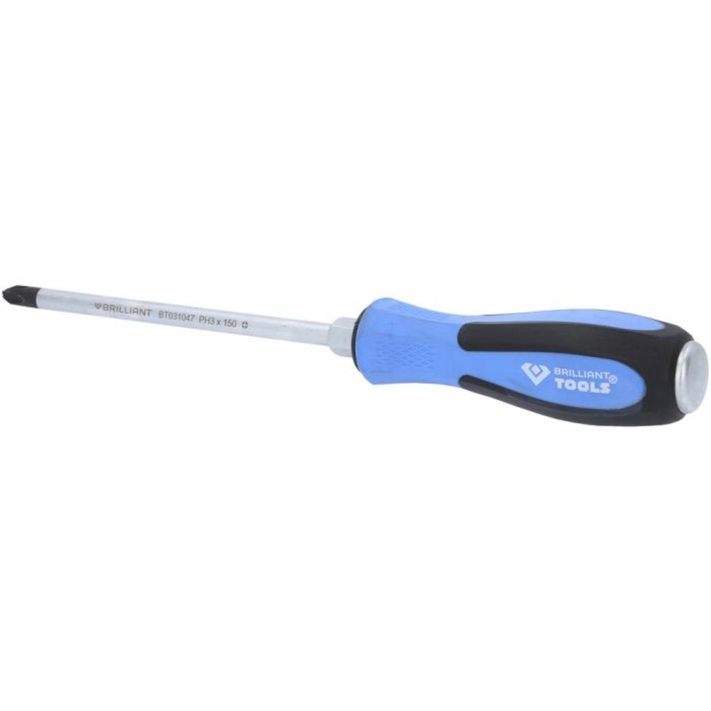 Tournevis à lame traversante PH3, L150mm BRILLIANT TOOLS - KS TOOLS - BT031047