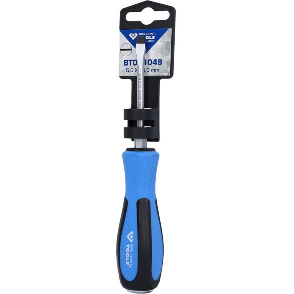 Tournevis à lame traversante Fente 5mm L75mm BRILLIANT TOOLS - KS TOOLS - BT031049