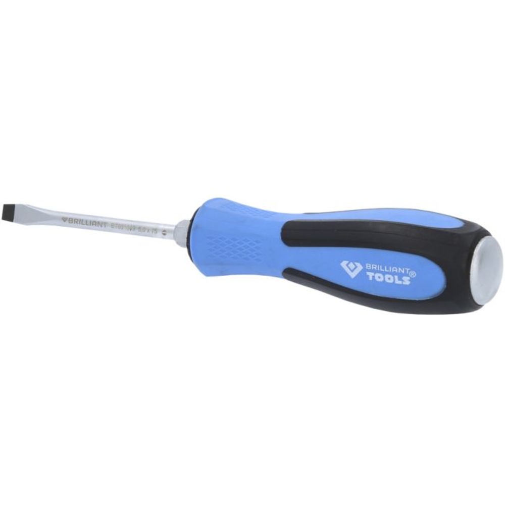 Tournevis à lame traversante Fente 5mm L75mm BRILLIANT TOOLS - KS TOOLS - BT031049