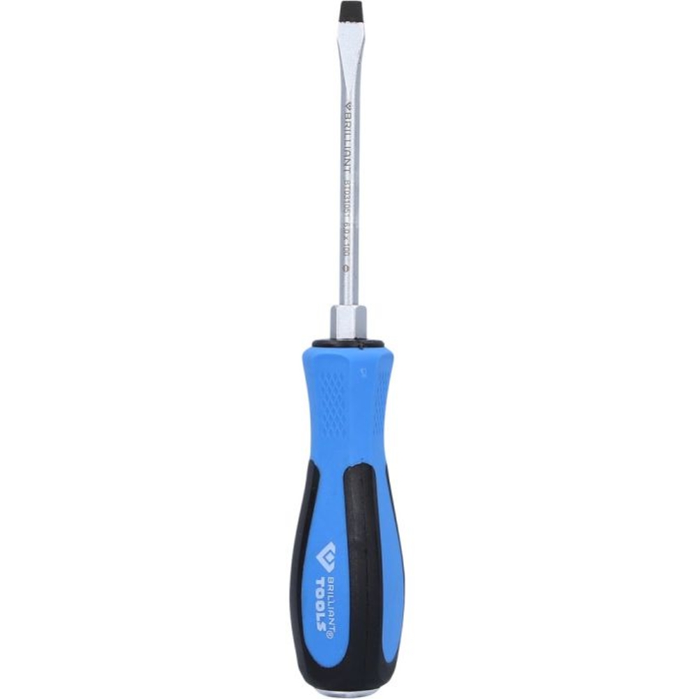 Tournevis à lame traversante Fente 6mm L100mm BRILLIANT TOOLS - KS TOOLS - BT031051