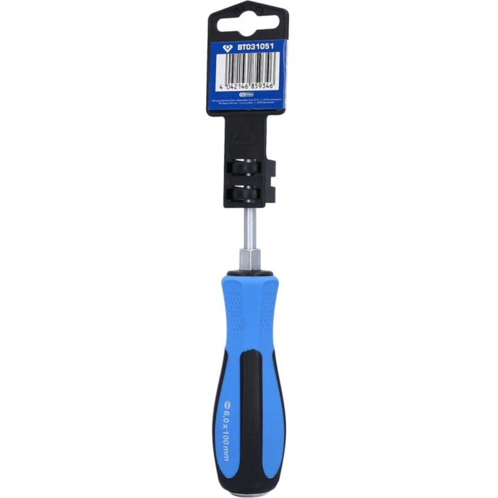 Tournevis à lame traversante Fente 6mm L100mm BRILLIANT TOOLS - KS TOOLS - BT031051