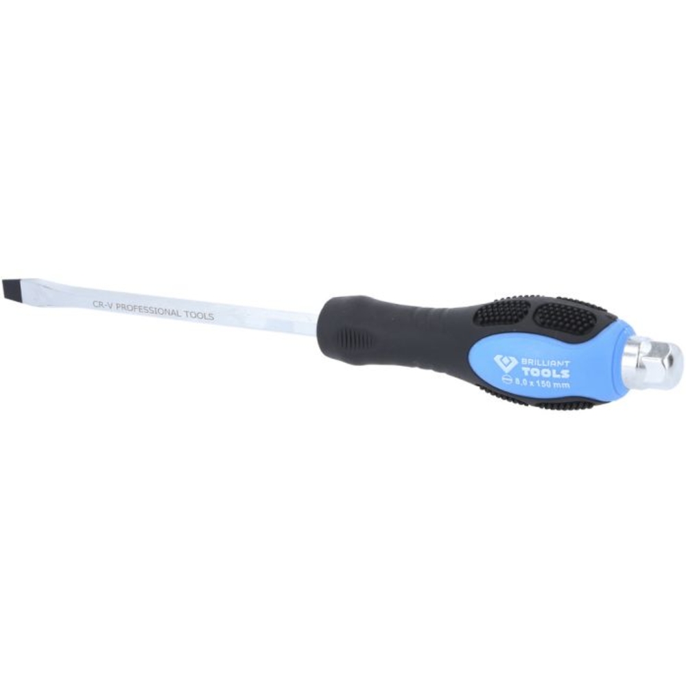 Tournevis à lame traversante Fente 8,0mm L150mm BRILLIANT TOOLS - KS TOOLS - BT034805